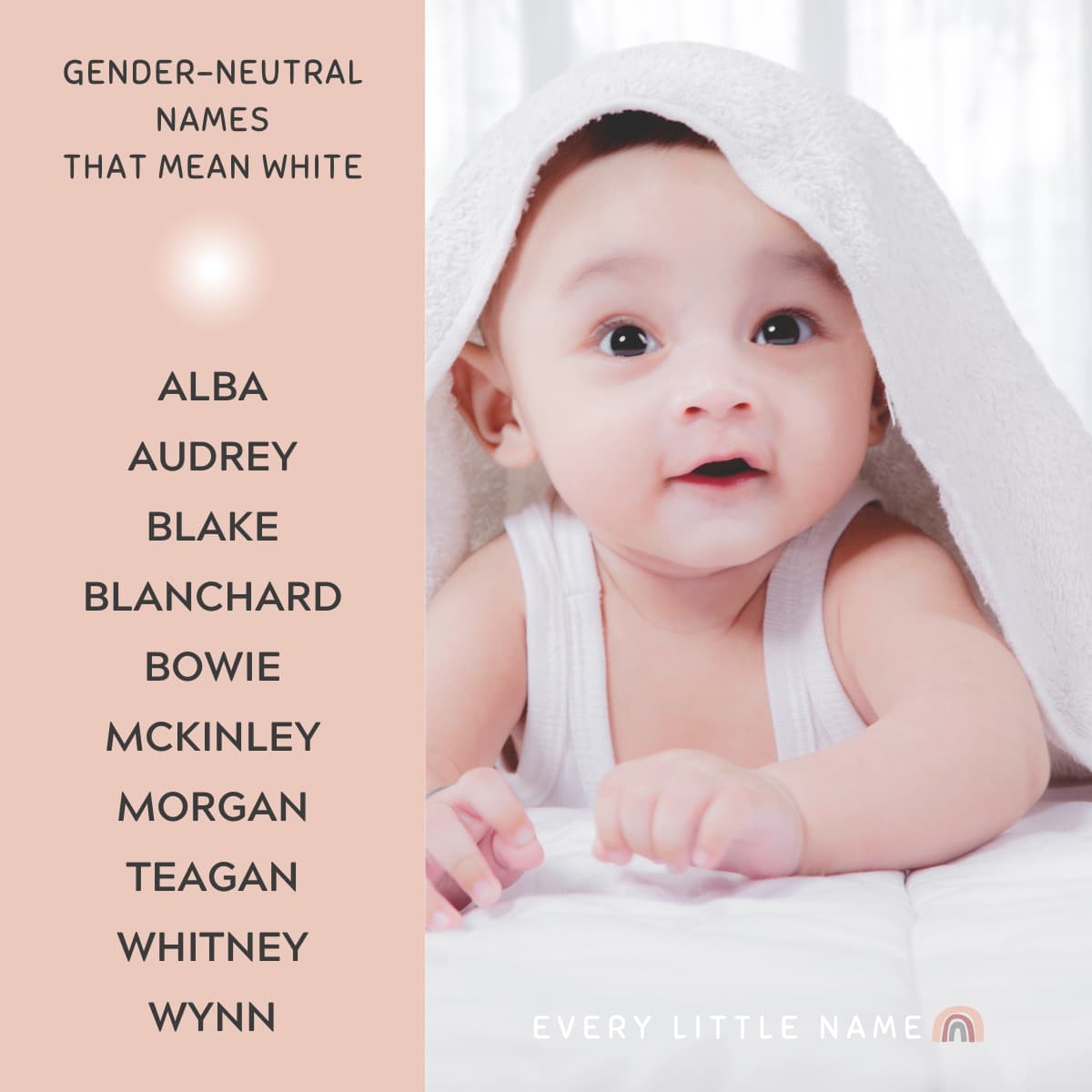 100+ Names That Mean White for Boys and Girls Every Little Name